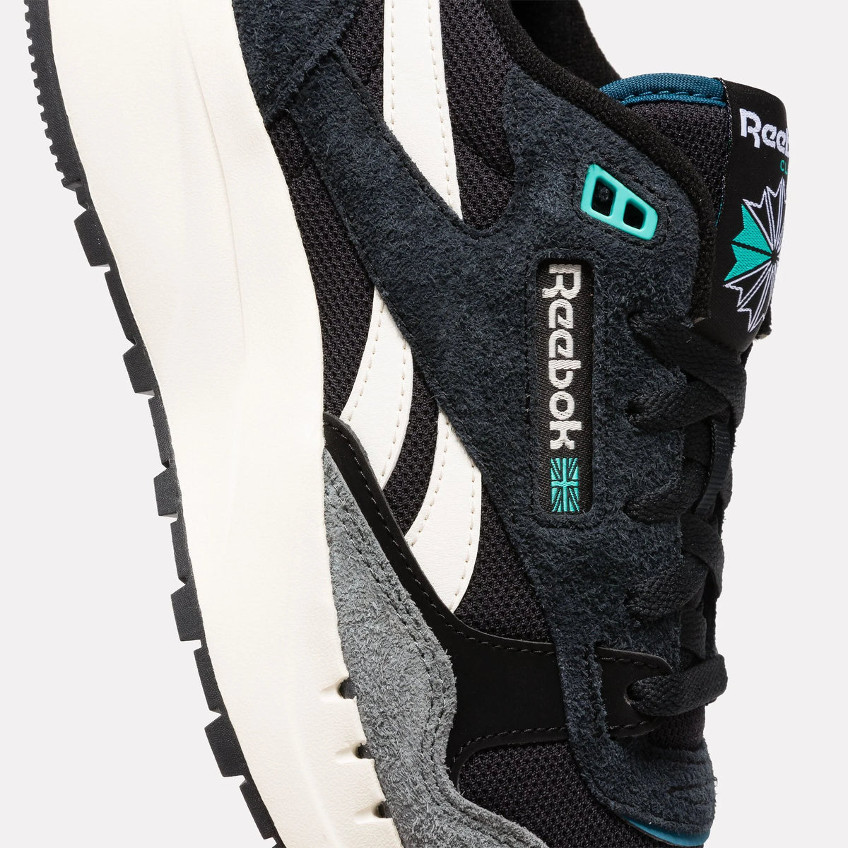 Blue and black reebok online