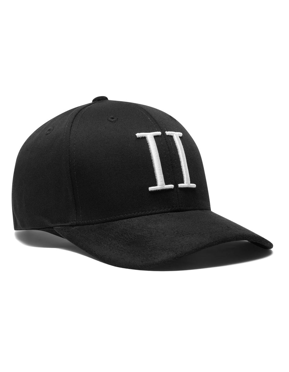 Les Deux Baseball Cap Suede II Black Dusty Rose Rockers Shop