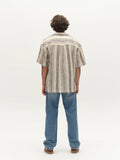 GABjens Over Resort Riga SS Shirt - Navy Stripe