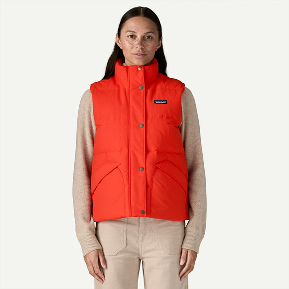 Patagonia Damen Downdrift Weste - Sizzle Red