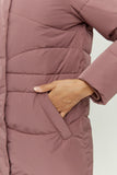 Mazine Wanda Coat Puffer Jacket Grape Women