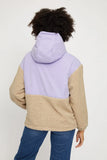 Mazine Laine Jacket Teddy Purple Haze light Taupe