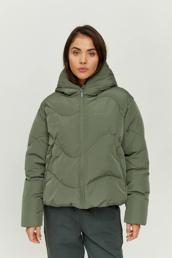 Mazine Dana Puffer Jacket Olive Women