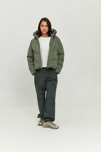 Mazine Dana Puffer Jacket Olive Women