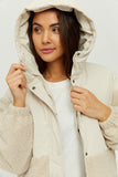 Mazine Laine Jacket Teddy Eggshell Women