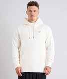 Distorted People Dinner Raglan Hoodie - Whisper White