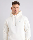 Distorted People Dinner Raglan Hoodie - Whisper White