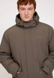 Mazine Padded Parka - Olive Brown