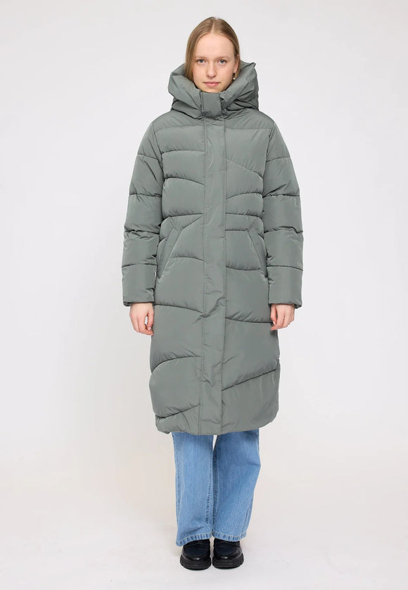 Mazine Waves Quilt Puffer Coat Light Bottle Parka