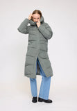 Mazine Waves Quilt Puffer Coat Light Bottle Parka
