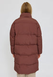 Mazine Over Sized Puffer Coat - Deep Mahogany