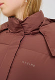 Mazine Over Sized Puffer Coat - Deep Mahogany