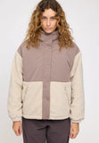 Mazine Fabric Blocking Jacke - Grey Brown Natural