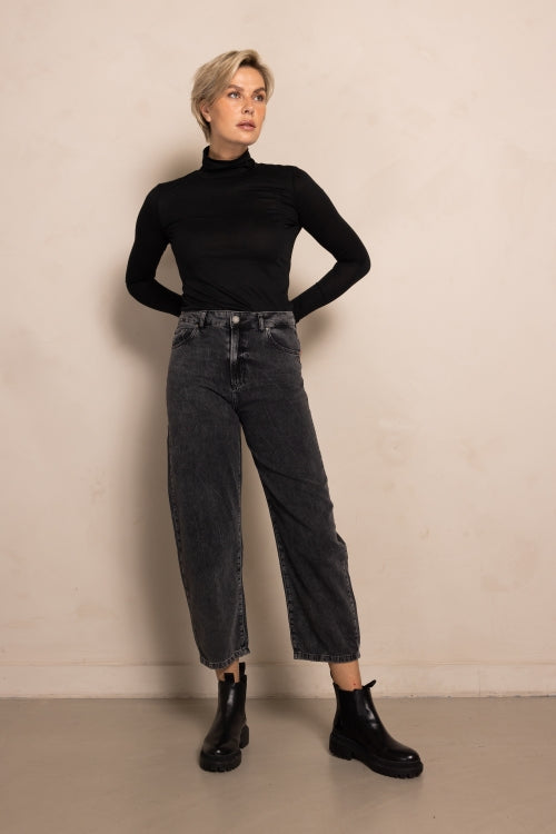 Zhrill Zhiza Reqular Fit Jeans Black D024-N938