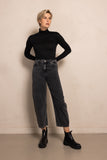 Zhrill Zhiza Reqular Fit Jeans Black D024-N938
