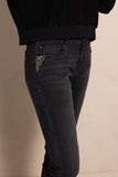 ZHRILL Nova Damen Jeans Black Hose - Zhnova D211-W967