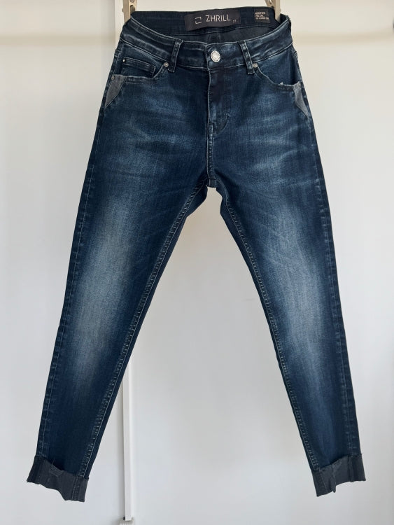ZHRILL Nova Damen Jeans Blau Hose - Zhnova D283-W763