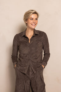 Zhrill Zhfaye Damen Blouse Brown - N187-N263
