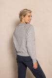 ZHRILL Damen Hellgrauer Sweatshirt - Zhritu  N216-N269
