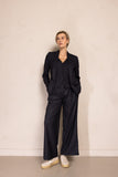 Zhrill Zhhelen Damen Blazer Blau gestreift - ZB252-N756