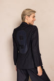 Zhrill Zhhelen Damen Blazer Blau gestreift - ZB252-N756