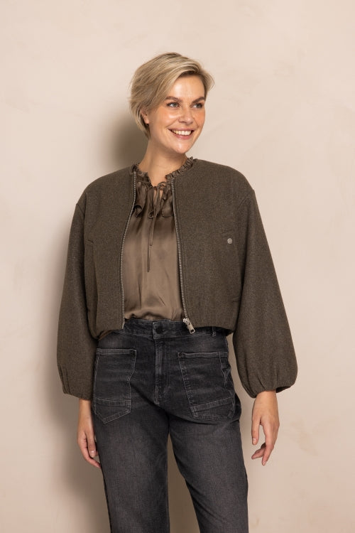 Zhrill Zhmanoa Damen Jacke ZJ162-N896 Grün