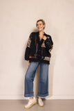 Zhrill Zhjola Damen Strickjacke ZK207-N266 Schwarz