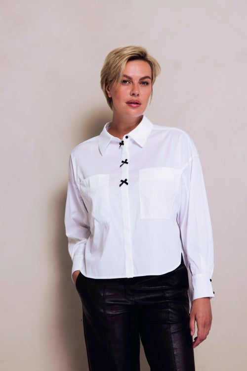 Zhrill Zhlucy Weiße Damen Bluse