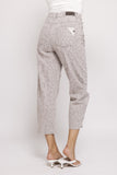 Zhrill Zhiza Reqular Fit Jeans Leo Print Grey D007-W2018