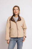 Zhrill 2in1 Damen Zhera Teddy Wendejacke - Braun Beige