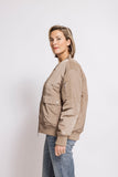 Zhrill Damen Bomber Jacke Julie Loose - Sand