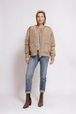 Zhrill Damen Bomber Jacke Julie Loose - Sand