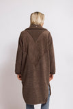 Zhrill Zhkartini Teddy Jacke lang Damen Braun