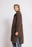Zhrill Zhkartini Teddy Jacke lang Damen Braun