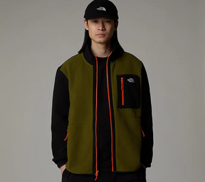 The North Face Yumiori Fleecejacke Forest Olive-TNF Black-TNF Orange