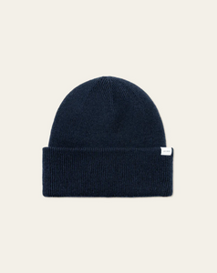 Les Deux Wayne Wool Beanie - Dark Navy