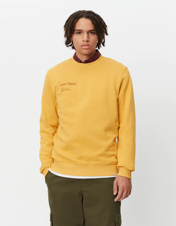 Les Deux Brody Sweatshirt Mustard Yellow