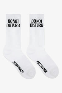Pegador Do Not  Disturbs Socks White