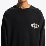 Pequs Mythic Chest Logo Sweater Black