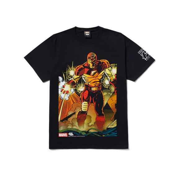 Huf x Marvel Avengers I Am Iron Man T-shirt Black