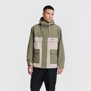 Parlez Banks Jacket - Olive Green