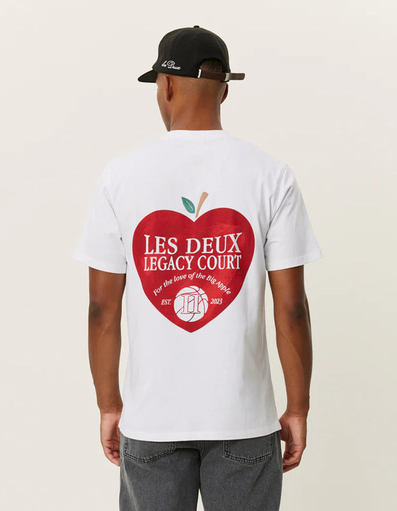 Les Deux Legacy Court T-shirt - White LDM101204