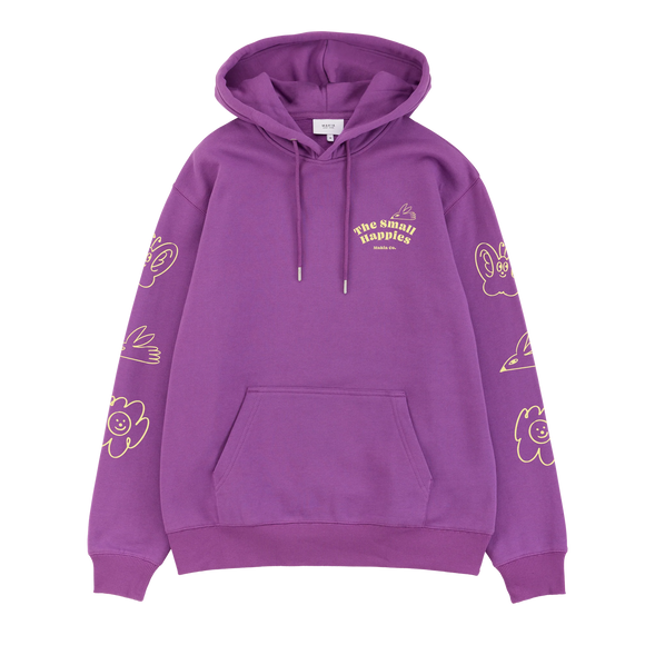 Makia Fly Hooded Sweatshirt Purple