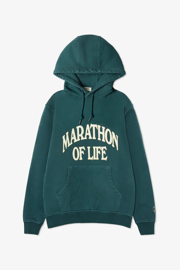 Pompeii Marathon Regular Emerald Boxy Hoodie - Men (Kopie)