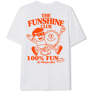 On Vacation Fun T-shirt - White