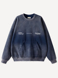 ANOTHER COTTON LAB OFFLINE LUXURY OVERSIZED SWEATSHIRT WASHED BLUE