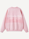 ANOTHER COTTON LAB OFFLINE SCRIBBLE OVERSIZED SWEATSHIRT PINK