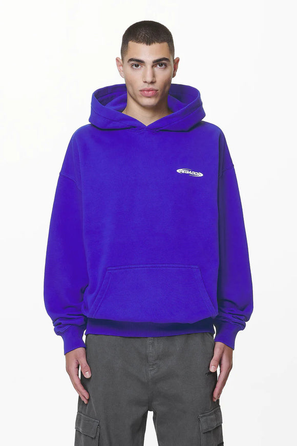 Pegador Crail Oversized Hoodie Washed Endless Blue