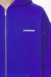 Pegador Devon Oversized Sweat Jacket Washed Endless Blue