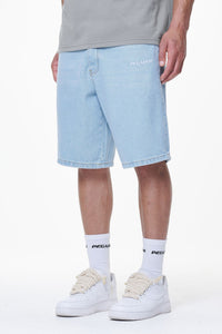 Pegador Earl Jeans Shorts Washed Light Blue